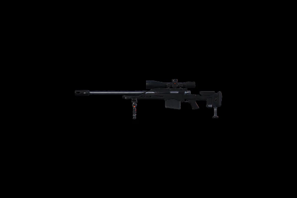 Longbow bolt-action anti-materiel rifle, in-engine render