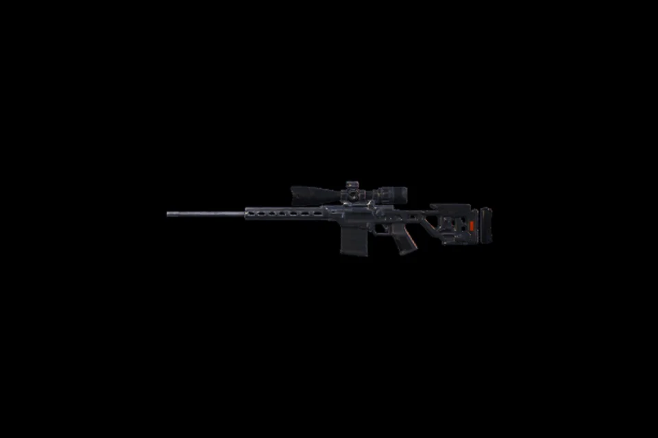 Vantage DMR burst marksman rifle, in-engine render