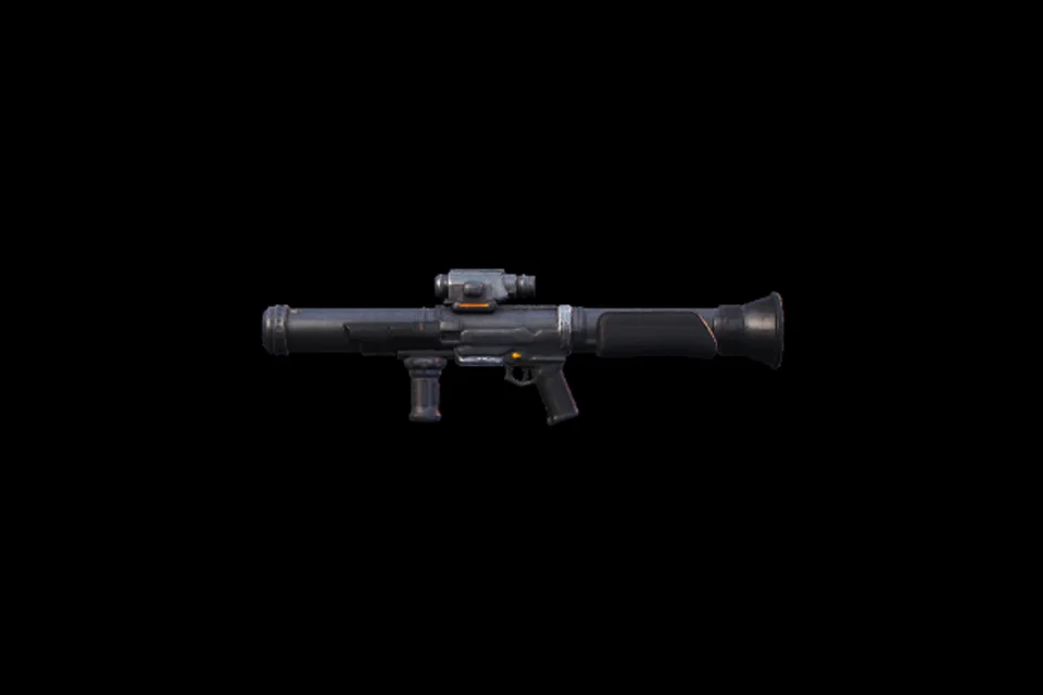 Skyhook lock-on missile launcher, in-engine render